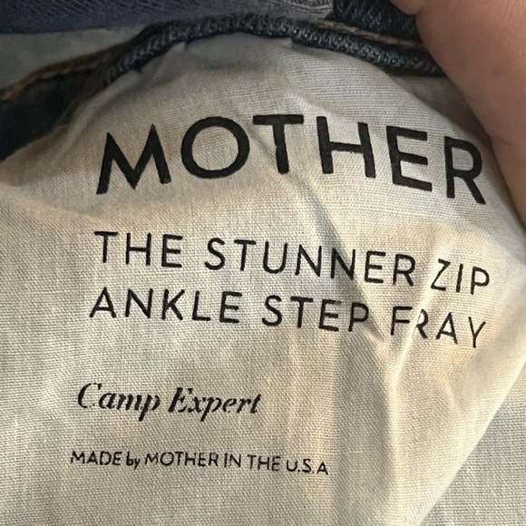 MOTHER Stunner Zip Ankle Step Fray Jeans - Picture 8 of 10